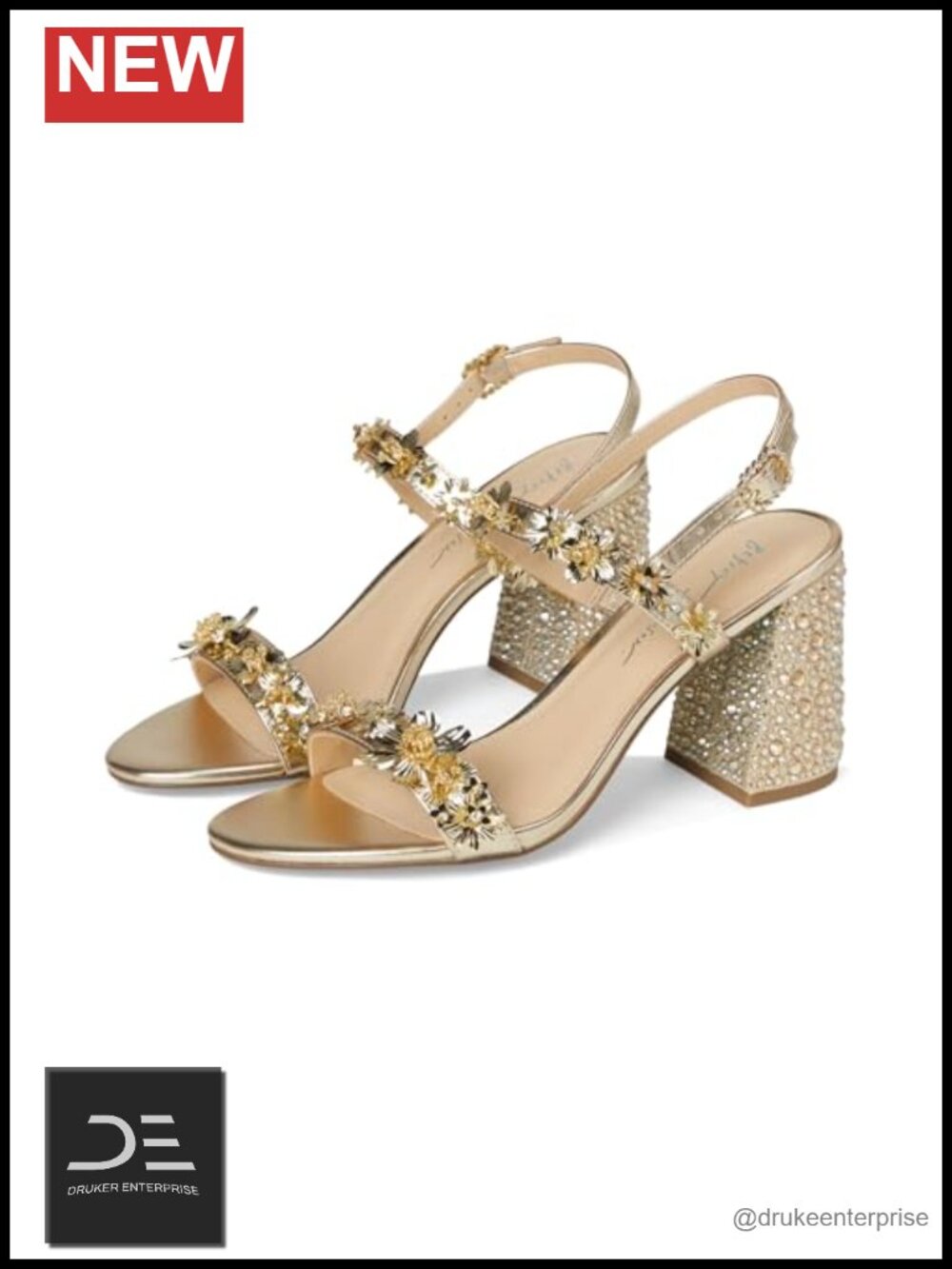 Rhinestone Heel Sandals Dressy